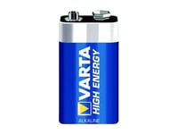 Varta High Energy - Batteri 6Lr61 - Alkaliskt