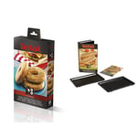 Tefal XA801612 Snack Collection Pl Bagels Eu Accessoire pour Donuts & Coffret Snack Collection de 2 plaques grill-panini + livre de recettes XA800312