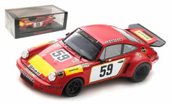 Spark S9974 Porsche 911 Carrera RSR Le Mans 1975 - Schenken/Ganley 1/43 Scale