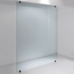 INR Iconic Nordic Rooms Dusjvegg ARC 43 Plus Måltilpasset Svart Matt / Klart Glass