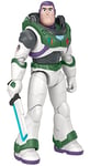 Buzz Lightyear Disney and Pixar Lightyear Toys, Talking Buzz Lightyear 12 Inch Action Figure with Motion, Light and Sound, Laser Blade Action, HHJ76, Multicolor