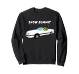 Snow Summit Adventure with Cool Car and Skis Sweatshirt