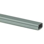 Plasfix 2407-7G Kabelkanal självhäftande, med lock, 2 m 16 x 10 mm, aluminiumfärgad