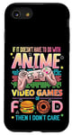 Coque pour iPhone SE (2020) / 7 / 8 Aliments de jeux vidéo Anime - Amateurs d'anime