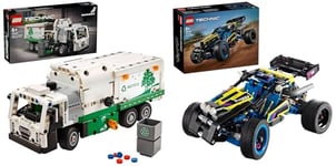 LEGO Technic Mack LR Electric Camion Poubelle, Jouet de Camion Électrique, Véhicule de Recyclage & Technic Le Buggy Tout-Terrain de Course, Véhicule de Rallye, Jouet de Construction de Voiture