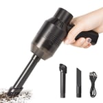 Poyet Handheld Vacuum Cordless,Mini Handheld Vacuum Cleaner, Portable Lightweight Hand Vac, USB Rechargeable,2 in 1 Sucking Blowing,Powerful Wet Dry Vacuum for Clean Computer/Home/Pet House/Car