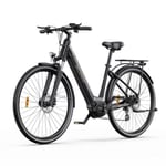 Elektrisk cykel ONESPORT OT07 - Motor 250W Batteri 36V10.4AH Däck på 27.5 tum - Svart