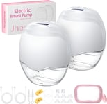 Double Electric Breast Pumps, Jheppbay Discreet Wearable Breast Pump Hands Free