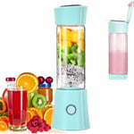 Portable Mixeur Juice Blender, Milk-Shake, Jus de Fruits et Légumes,Mixer,480ml, Sans BPA,Mini usb Blender des Smoothies,100W,pour Sport et Voyage