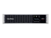 Cyberpower Professional Rack Mount Pr3000ertxl2uac - Ups (Rackmonterbar/Extern) - Ac 220/230/240 V - 3000 Watt - 3000 Va - Rs-232, Usb - Utgångskontakter: 10 - Aktive Pfc - 2U - Svart