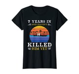 Womens 7 Years Wedding Anniversary Gift Idea for Her Funny Wife T-Shirt