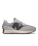 New Balance Mens 327 Warped Trainers in Grey Leather (archived) - Size UK 5