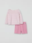 Set med tröja och shorts randigt