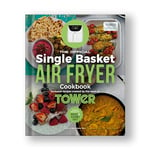 Tower RECIPEBOOKSINGLE Hard Cover Recipe Book for Single Basket Air Fryers, 250 Pages