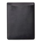 Philbert UltraSlim Vegansk Skinn Sleeve m. Stropp til MacBook / Laptop 14&quot; (32,0 x 23,5 x 2 cm) - Svart