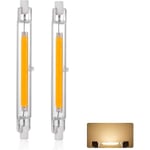 R7s LED-lampa 118mm 30W Dimbar, varmvit 3000K 3000lm, linjär Ersätt J118 300W halogenlampa, 360°