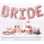 Bride To Be Servetter Metallic Roséguld