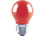 FLAIR Klotlampa LED Filament E27 4W röd ej dimbar