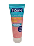 T-Zone Australian Pink Clay Mask Brightening & Detoxifying Vitamins A, E, C 75ml