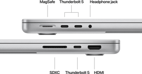 MacBook Pro 14-tum, M4 Pro 12-core, grafik 16-core, 48GB, 512GB SSD, 96W, Silver