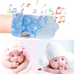1pc Silicone Baby Mitt Teething Mitten Glove Gum Candy Color Cri Blue