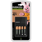 Duracell Battery Charger Hi-Speed Value CEF14 with 2 x AA & 2 x AAA Batteries