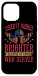 Coque pour iPhone 13 Pro Max Liberty rend hommage au service patriotique de Grateful Nation