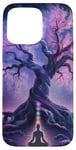 Chakra Méditation Arbre Nature Univers Éléments Coque pour iPhone 15 Pro Max