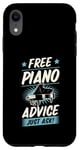Coque pour iPhone XR Pour un instructeur de piano - Conseils de piano gratuits - Il suffit de demander