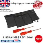 Replace Laptop Battery A1405 For Apple Macbook Air 13" A1369 2011 020-6955-01 I5
