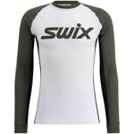 Swix RaceX Classic Langermet Herre Bright White/ Olive, XL