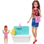 Barbie Skipper Babysitters Inc. Bathtime Playset