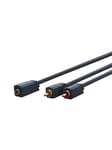 ClickTronic MiniJack F - 2xRCA M - 0.10m