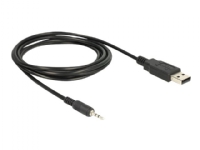 Delock Converter USB 2.0 > Serial-TTL 2.5 mm 3 pin stereo jack 1.8 m (5 V) - Seriell adapter - USB - seriell
