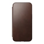 iPhone 13 Pro Nomad Modern Horween Leather Folio Fodral - MagSafe Kompatibel - Brun
