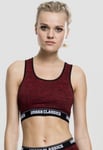Urban Classics Active Melange Logo träningstopp (XL,charcoal/white/black)