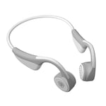 PQZATX V9 5.0 Earphones Bone Conduction Earphones Sports Earphones with Microphone Earphones-White