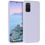 kwmobile TPU Silicone Case Compatible with Samsung Galaxy S20 Plus - Case Slim Phone Cover with Soft Finish - Light Lavender