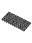 HP 840/EB 14 G5/G6 - NO (Privacy) - Bærbar tastatur - til udskiftning - Norsk