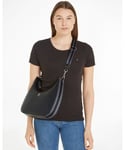 Tommy Hilfiger TH Essential Womens Crossover Bag - Black - One Size