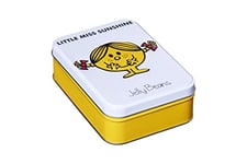 Mr. Men Little Miss Little Miss Sunshine Tin Filled with Jelly Beans (12 Flavour Mix), 170 g, SU-JB