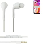 Earphones for Samsung Galaxy A40s in earsets stereo head set