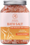 Joint & Muscle Bath Sea Salts 1300G - W/Essential Oils Lavender & Sage & Rosemar