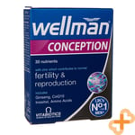 WELLMAN CONCEPTION 30 Tablets Fertility and Reproduction Support Supplement