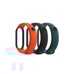 Sportpaket Xiaomi Mi Smart Band 5 (svart, orange och grön)