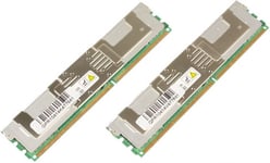 CoreParts MMHP109-16GB Module mémoire GB DDR2 667 MHz ECC (2 x 8GB, 667 MHz, DDR2-RAM), Mémoire vive, Vert