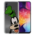 Goofy #1 Disney cover for Samsung Galaxy A70 - Transparent