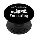 Dirty Adult Humor Can't Talk Now I'm Eating Valentines Day PopSockets Swappable PopGrip