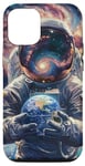 Coque pour iPhone 13 Astronautes Galaxie Espace Planètes Espace Astronaute