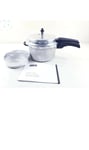 Prestige Smart Plus Pressure Cooker in Stainless Steel Induction Double Handle